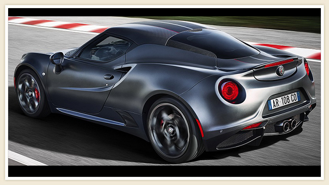 ALFA ROMEO 4C COUPE