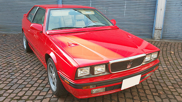 【極美品/激レア】MASERATI マセラッティ 2コンパートメント イタリア製 レザー ビジネスバッグ ブリーフケース マセラティとフェラーリの関係は如何にして生まれたのか（前編